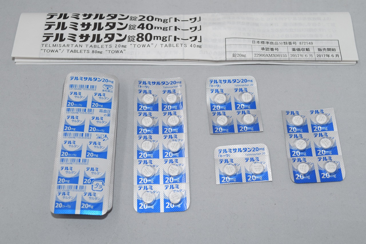 20 テルミサルタン